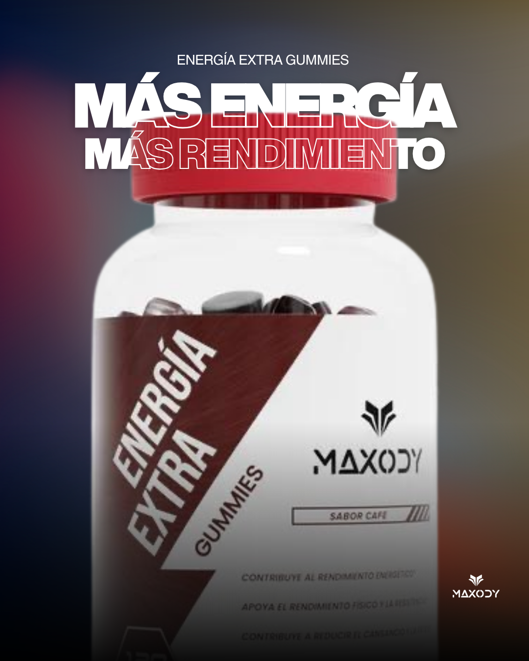 Energía Extra Gummies con Cafeína Natural