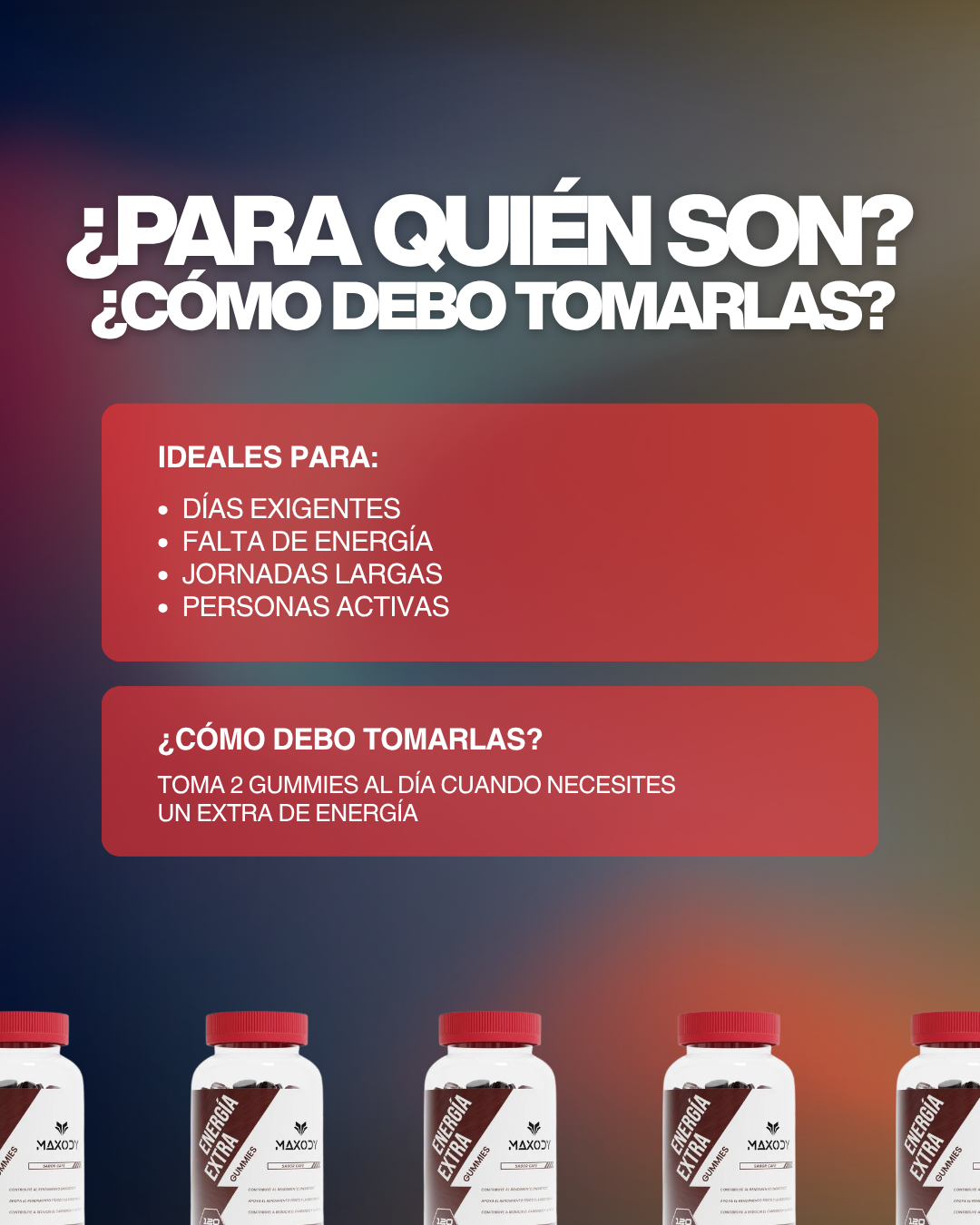 Energía Extra Gummies con Cafeína Natural