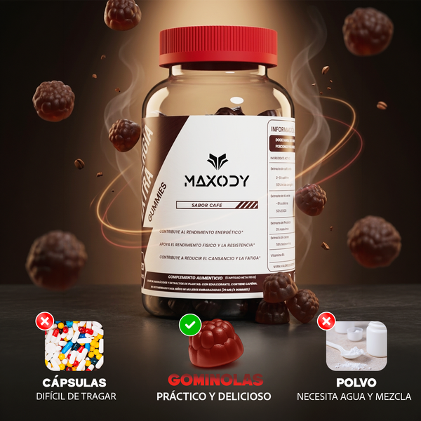 Energía Extra Gummies — Cafeína Natural