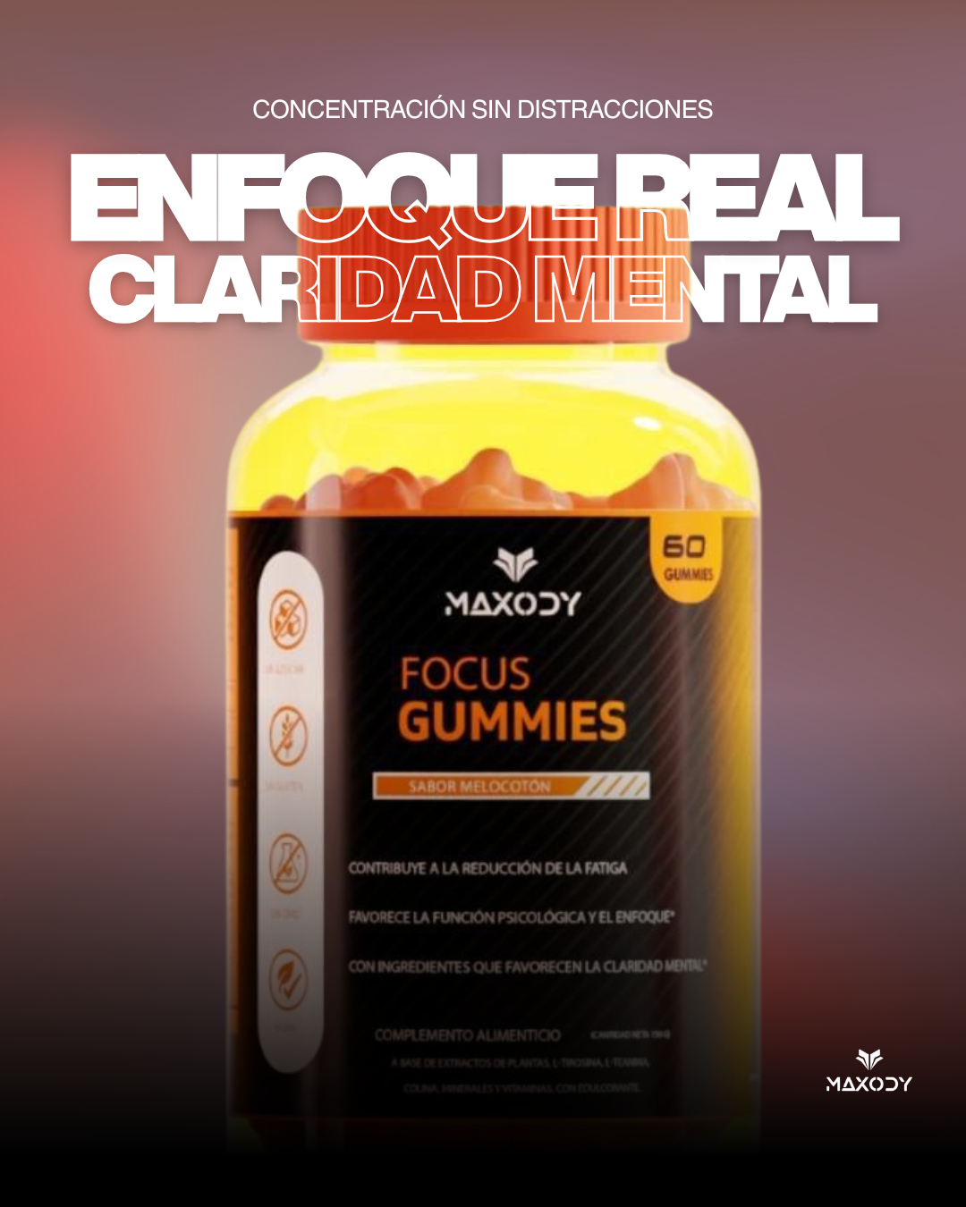 Focus Gummies para la Concentración y Memoria