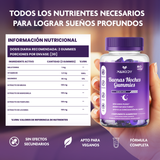Buenas Noches Gummies con Melatonina MAXODY - 60 gummies sabor uva - Imagen 6