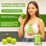 Multivitaminas Gummies MAXODY - 12 vitaminas y minerales sabor manzana - Imagen 4