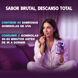 Buenas Noches Gummies con Melatonina MAXODY - 60 gummies sabor uva - Imagen 5