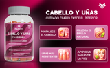 Cabello y Uñas Gummies — Biotina + Zinc