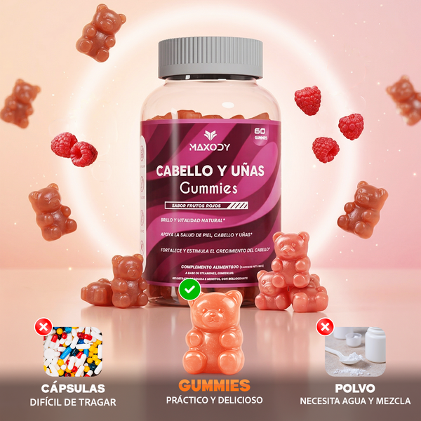 Cabello y Uñas Gummies — Biotina + Zinc